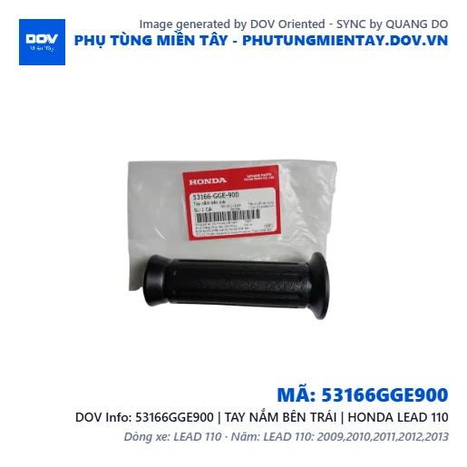 53166GGE900 | TAY NẮM BÊN TRÁI | HONDA LEAD 110 — 53166GGE900