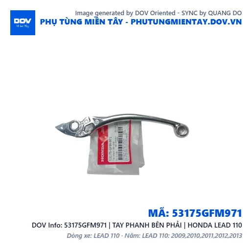 53175GFM971 | TAY PHANH BÊN PHẢI | HONDA LEAD 110 — 53175GFM971