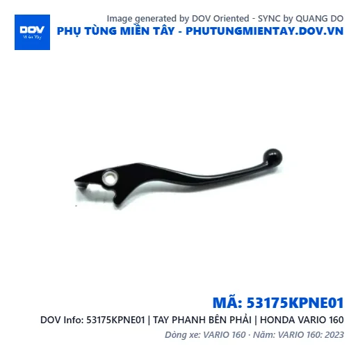 53175KPNE01 | TAY PHANH BÊN PHẢI | HONDA VARIO 160 — 53175KPNE01