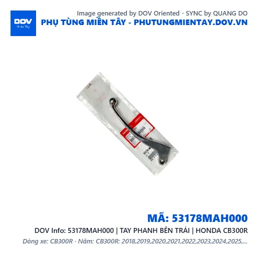 53178MAH000 | TAY PHANH BÊN TRÁI | HONDA CB300R — 53178MAH000
