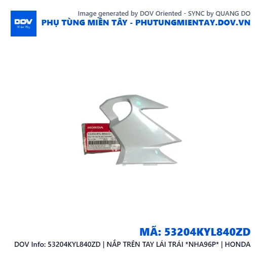 53204KYL840ZD | NẮP TRÊN TAY LÁI TRÁI *NHA96P* | HONDA — 53204KYL840ZD