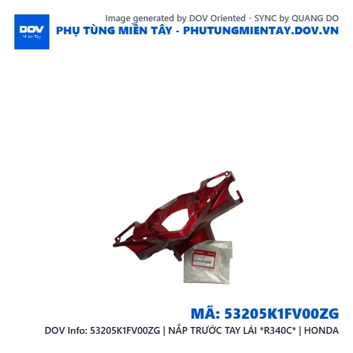 53205K1FV00ZG | NẮP TRƯỚC TAY LÁI *R340C* | HONDA  — 53205K1FV00ZG