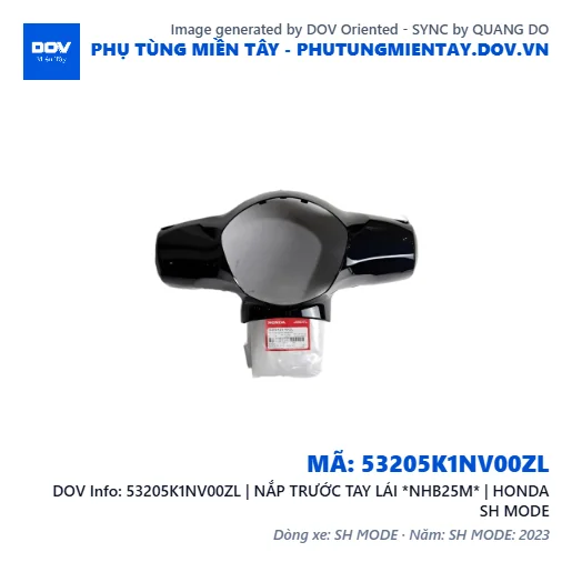 53205K1NV00ZL | NẮP TRƯỚC TAY LÁI *NHB25M* | HONDA SH MODE — 53205K1NV00ZL