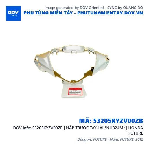 53205KYZV00ZB | NẮP TRƯỚC TAY LÁI *NHB24M* | HONDA FUTURE — 53205KYZV00ZB