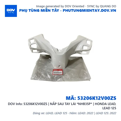 53206K12V00ZS | NẮP SAU TAY LÁI *NHB35P* | HONDA LEAD, LEAD 125 — 53206K12V00ZS