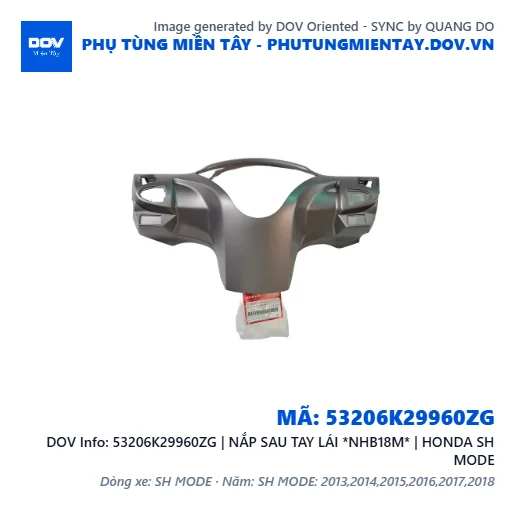53206K29960ZG | NẮP SAU TAY LÁI *NHB18M* | HONDA SH MODE — 53206K29960ZG