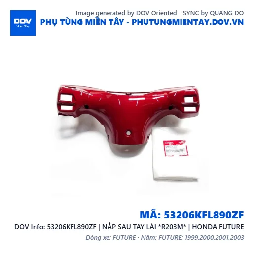 53206KFL890ZF | NẮP SAU TAY LÁI *R203M* | HONDA FUTURE — 53206KFL890ZF