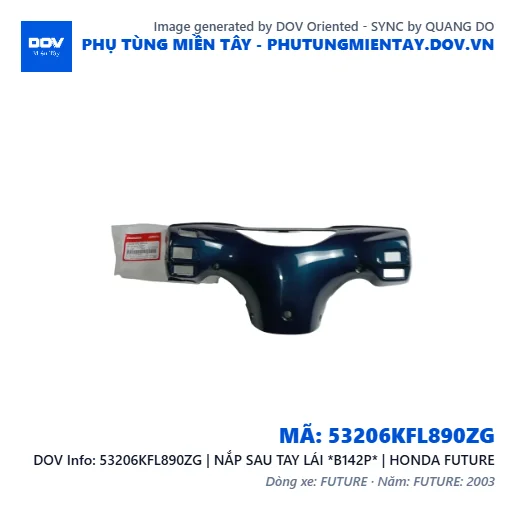 53206KFL890ZG | NẮP SAU TAY LÁI *B142P* | HONDA FUTURE — 53206KFL890ZG