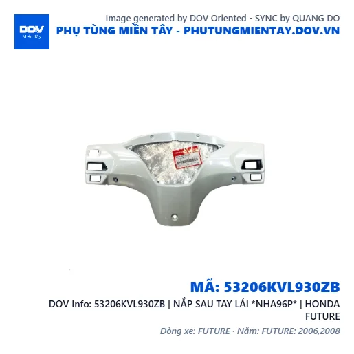 53206KVL930ZB | NẮP SAU TAY LÁI *NHA96P* | HONDA FUTURE — 53206KVL930ZB