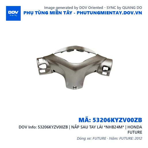53206KYZV00ZB | NẮP SAU TAY LÁI *NHB24M* | HONDA FUTURE — 53206KYZV00ZB