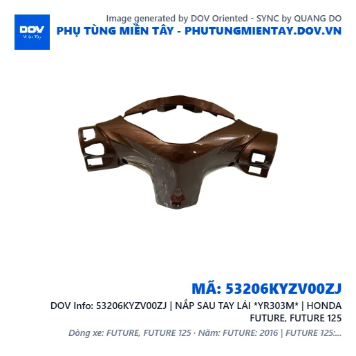 53206KYZV00ZJ | NẮP SAU TAY LÁI *YR303M* | HONDA FUTURE, FUTURE 125 — 53206KYZV00ZJ