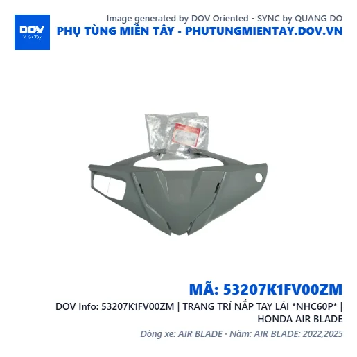 53207K1FV00ZM | TRANG TRÍ NẮP TAY LÁI *NHC60P* | HONDA AIR BLADE — 53207K1FV00ZM