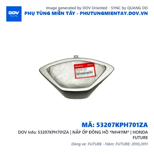 53207KPH701ZA | NẮP ỐP ĐỒNG HỒ *NH411M* | HONDA FUTURE — 53207KPH701ZA
