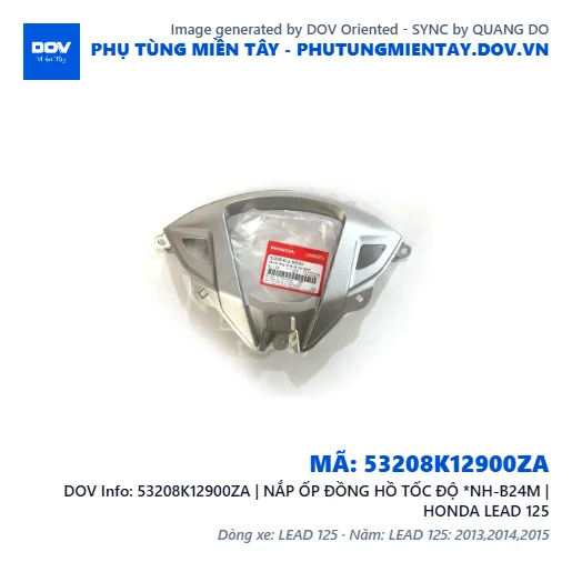 53208K12900ZA | NẮP ỐP ĐỒNG HỒ TỐC ĐỘ *NH-B24M | HONDA LEAD 125 — 53208K12900ZA