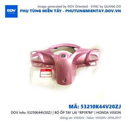 53210K44V20ZJ | BỘ ỐP TAY LÁI *RP197M* | HONDA VISION — 53210K44V20ZJ