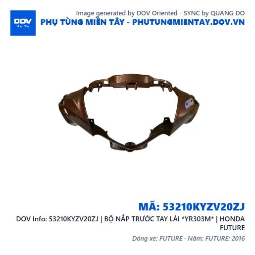 53210KYZV20ZJ | BỘ NẮP TRƯỚC TAY LÁI *YR303M* | HONDA FUTURE — 53210KYZV20ZJ