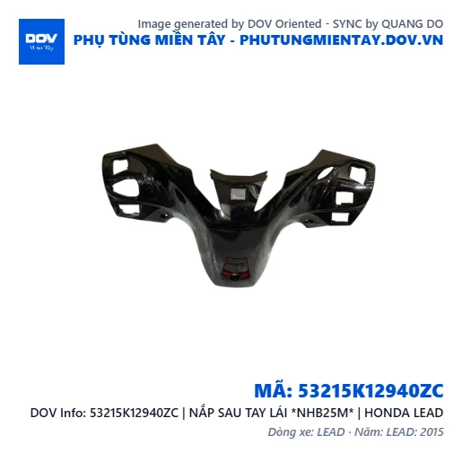 53215K12940ZC | NẮP SAU TAY LÁI *NHB25M* | HONDA LEAD — 53215K12940ZC