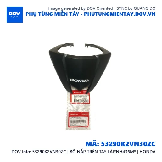 53290K2VN30ZC | BỘ NẮP TRÊN TAY LÁI*NH436M* | HONDA — 53290K2VN30ZC