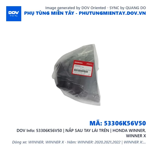 53306K56V50 | NẮP SAU TAY LÁI TRÊN | HONDA WINNER, WINNER X — 53306K56V50