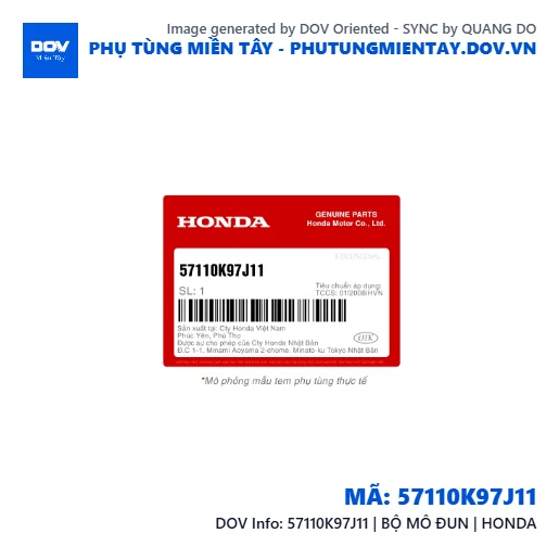 57110K97J11 | BỘ MÔ ĐUN | HONDA  — 57110K97J11