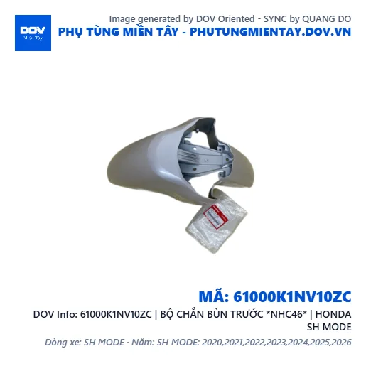 61000K1NV10ZC | BỘ CHẮN BÙN TRƯỚC *NHC46* | HONDA SH MODE — 61000K1NV10ZC