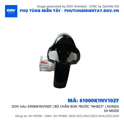 61000K1NV10ZF | BỘ CHẮN BÙN TRƯỚC *NHB25* | HONDA SH MODE — 61000K1NV10ZF