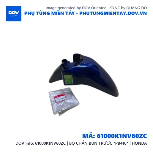 61000K1NV60ZC | BỘ CHẮN BÙN TRƯỚC *PB410* | HONDA  — 61000K1NV60ZC