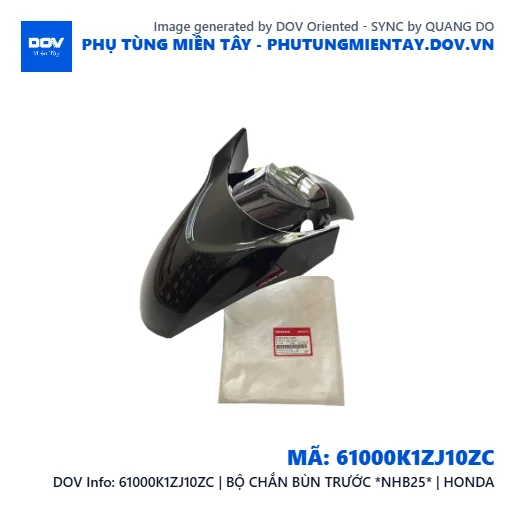 61000K1ZJ10ZC | BỘ CHẮN BÙN TRƯỚC *NHB25* | HONDA — 61000K1ZJ10ZC