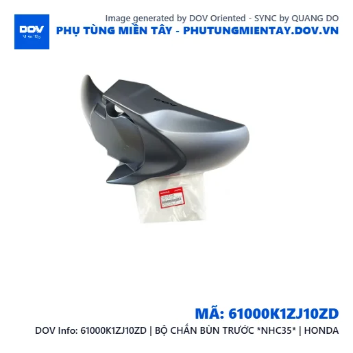61000K1ZJ10ZD | BỘ CHẮN BÙN TRƯỚC *NHC35* | HONDA — 61000K1ZJ10ZD