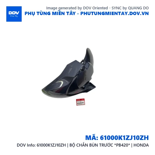 61000K1ZJ10ZH | BỘ CHẮN BÙN TRƯỚC *PB420* | HONDA  — 61000K1ZJ10ZH