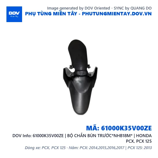 61000K35V00ZE | BỘ CHẮN BÙN TRƯỚC*NHB18M* | HONDA PCX, PCX 125 — 61000K35V00ZE