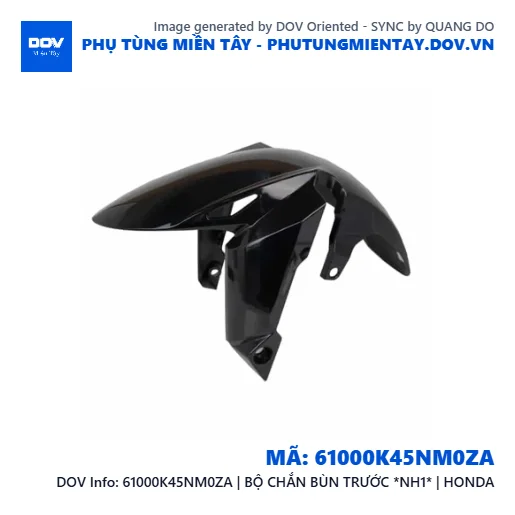 61000K45NM0ZA | BỘ CHẮN BÙN TRƯỚC *NH1* | HONDA — 61000K45NM0ZA