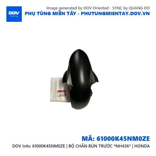 61000K45NM0ZE | BỘ CHẮN BÙN TRƯỚC *NH436* | HONDA — 61000K45NM0ZE