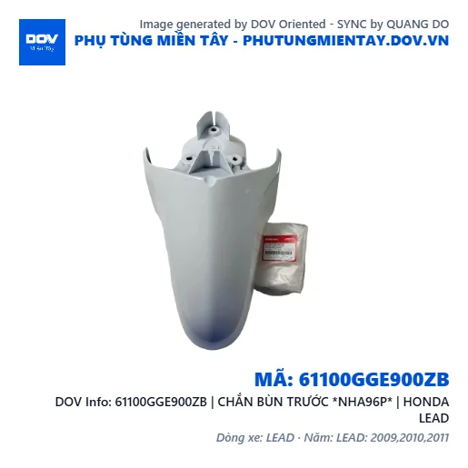 61100GGE900ZB | CHẮN BÙN TRƯỚC *NHA96P* | HONDA LEAD — 61100GGE900ZB