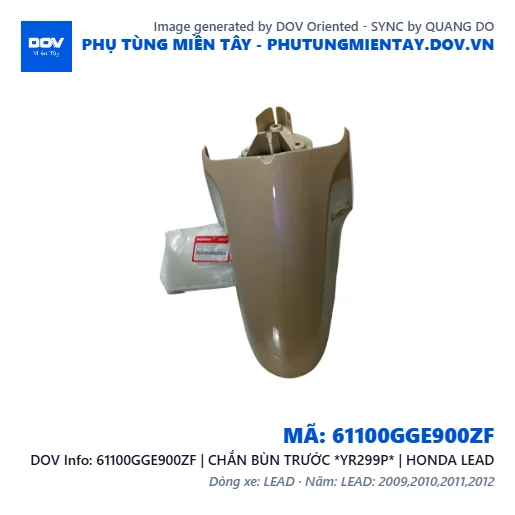 61100GGE900ZF | CHẮN BÙN TRƯỚC *YR299P* | HONDA LEAD — 61100GGE900ZF