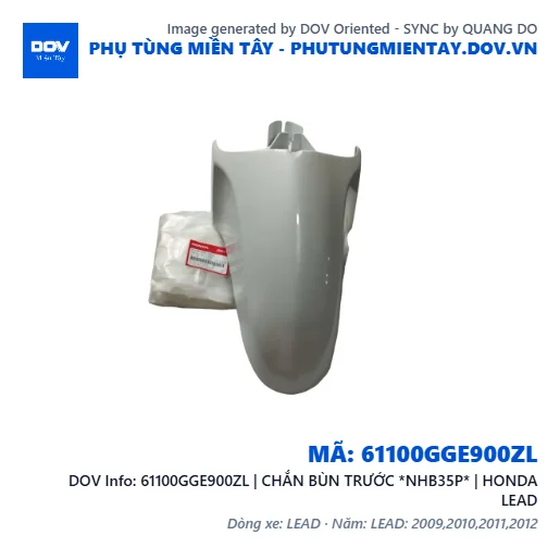 61100GGE900ZL | CHẮN BÙN TRƯỚC *NHB35P* | HONDA LEAD — 61100GGE900ZL