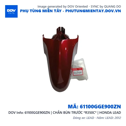61100GGE900ZN | CHẮN BÙN TRƯỚC *R350C* | HONDA LEAD — 61100GGE900ZN