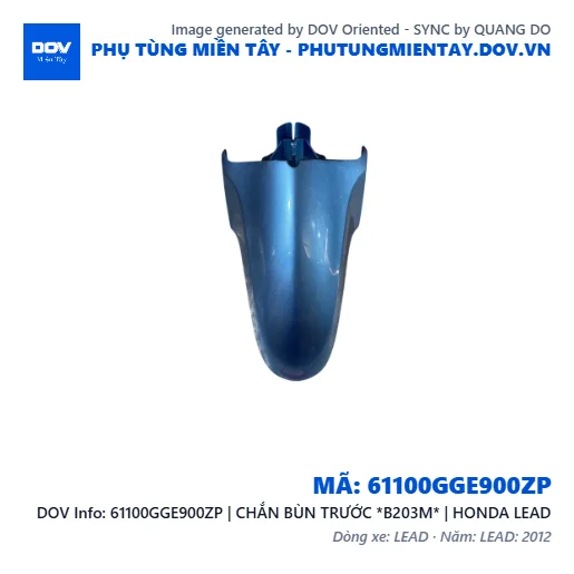 61100GGE900ZP | CHẮN BÙN TRƯỚC *B203M* | HONDA LEAD — 61100GGE900ZP