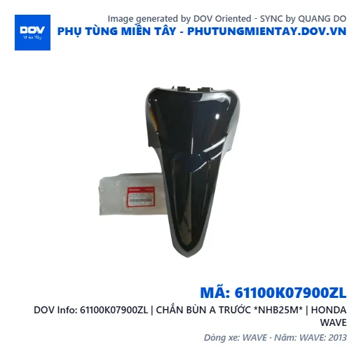 61100K07900ZL | CHẮN BÙN A TRƯỚC *NHB25M* | HONDA WAVE — 61100K07900ZL