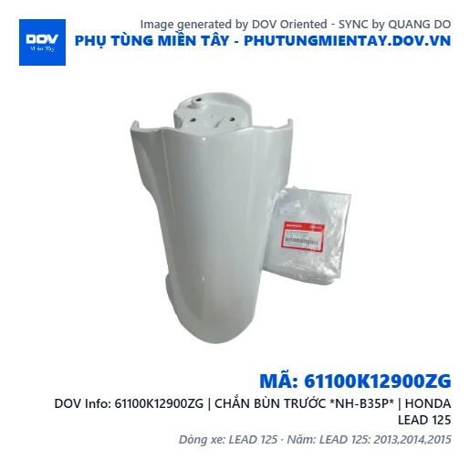 61100K12900ZG | CHẮN BÙN TRƯỚC *NH-B35P* | HONDA LEAD 125 — 61100K12900ZG