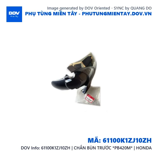 61100K1ZJ10ZH | CHẮN BÙN TRƯỚC *PB420M* | HONDA — 61100K1ZJ10ZH