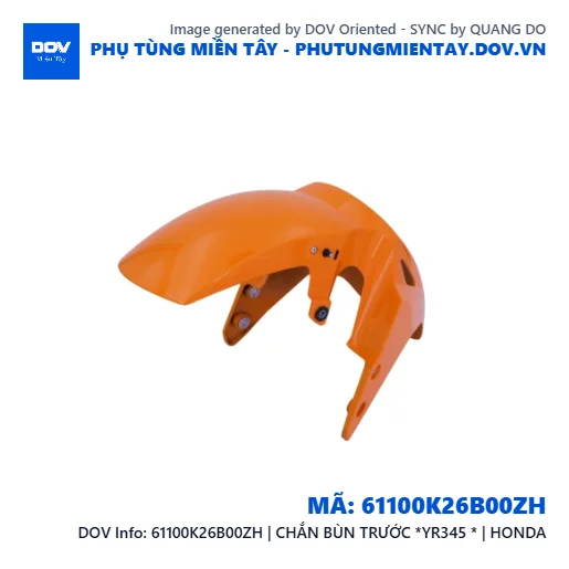 61100K26B00ZH | CHẮN BÙN TRƯỚC *YR345 * | HONDA — 61100K26B00ZH