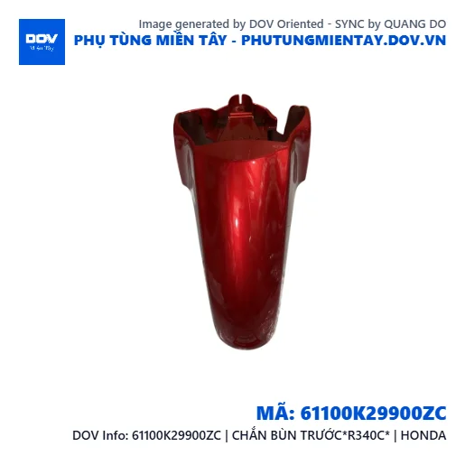 61100K29900ZC | CHẮN BÙN TRƯỚC*R340C* | HONDA — 61100K29900ZC