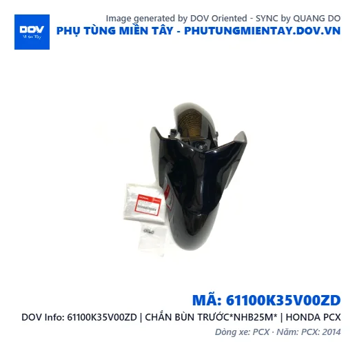 61100K35V00ZD | CHẮN BÙN TRƯỚC*NHB25M* | HONDA PCX — 61100K35V00ZD