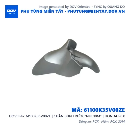 61100K35V00ZE | CHẮN BÙN TRƯỚC*NHB18M* | HONDA PCX — 61100K35V00ZE
