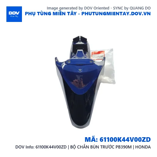 61100K44V00ZD | BỘ CHẮN BÙN TRƯỚC PB390M | HONDA — 61100K44V00ZD