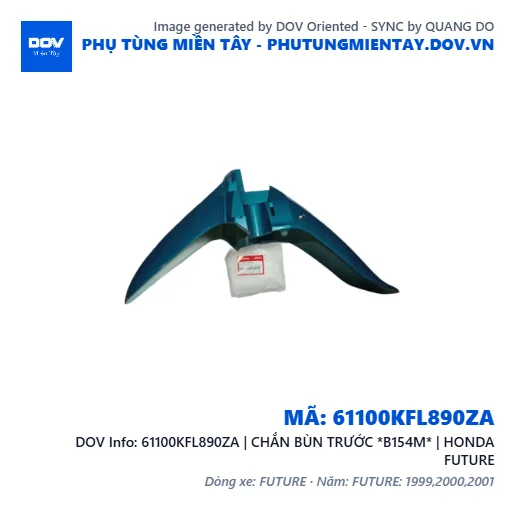 61100KFL890ZA | CHẮN BÙN TRƯỚC *B154M* | HONDA FUTURE — 61100KFL890ZA