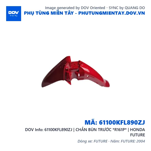 61100KFL890ZJ | CHẮN BÙN TRƯỚC *R161P* | HONDA FUTURE — 61100KFL890ZJ