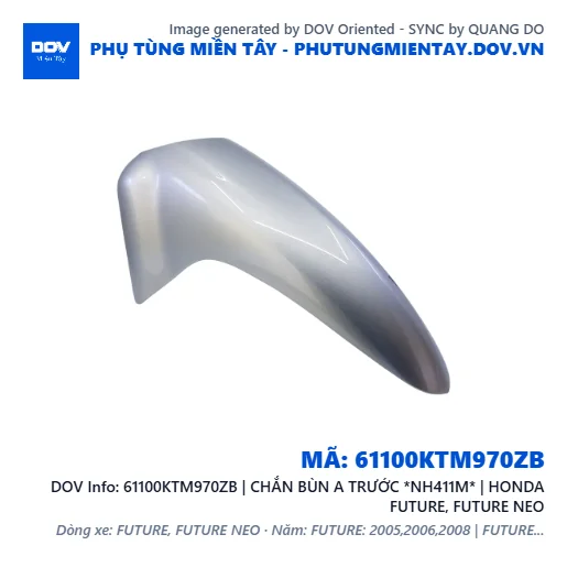 61100KTM970ZB | CHẮN BÙN A TRƯỚC *NH411M* | HONDA FUTURE, FUTURE NEO — 61100KTM970ZB
