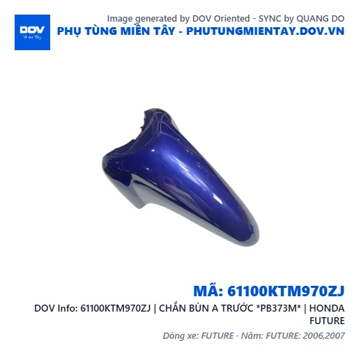 61100KTM970ZJ | CHẮN BÙN A TRƯỚC *PB373M* | HONDA FUTURE — 61100KTM970ZJ